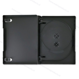 Multipack 21mm. 5DVD doosje, kleur: zwart