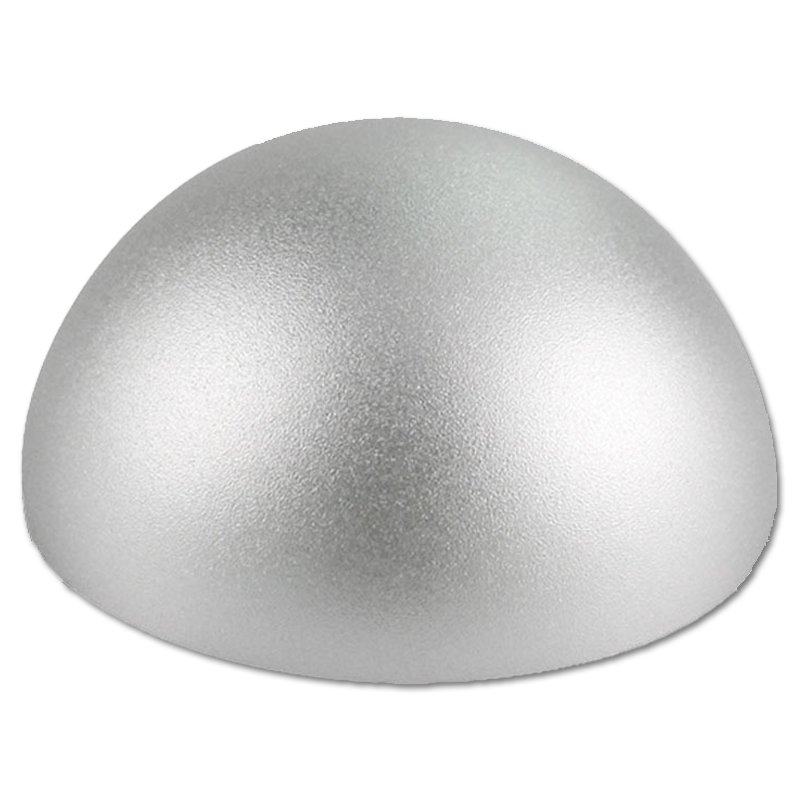 Aluminium 45 RPM Single Puck - half-rond