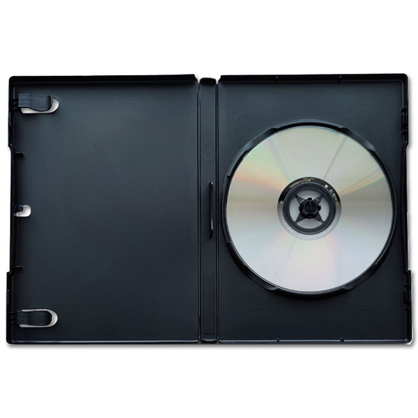 Value Box - 324 Pieces – Standard 14mm. 1 DVD Cases, Colour: Black, Premium Quality
