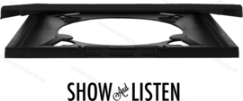Snap Show & Listen 12-Inch Record Album Frame - black
