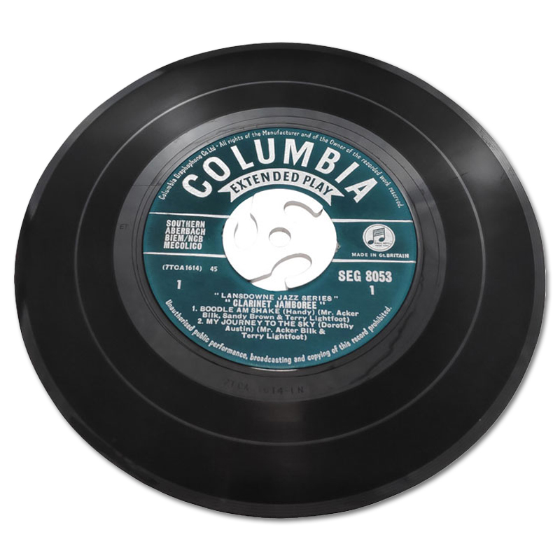 Centreur / adapteur en aluminium pour single 45T, couleur: argent