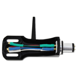 Headshell / Tonabnehmer für S‑Tonarm‑Plattenspieler – Schwarz