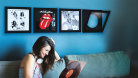 Snap Show & Listen 12-Inch Record Album Frame - black