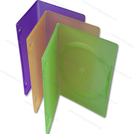 DISCOUNT PACKAGE (116 UNITS)  - Slim (7mm) 1 DVD boxes, 3 mixed colours