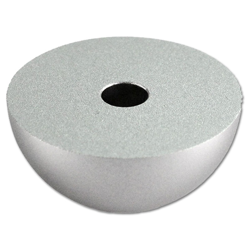 Aluminium 45 RPM Single Puck - half-rond