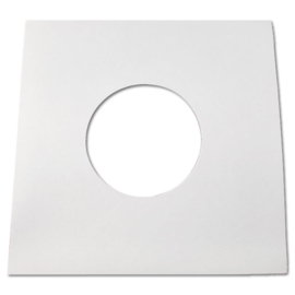 Single Cover Karton - weiß- mit Mittellöcher - kleines Modell