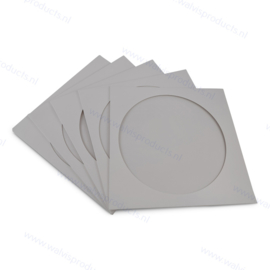 12" Picture Disc Card Vinyl Record Cover, 300 grs. white cardboard