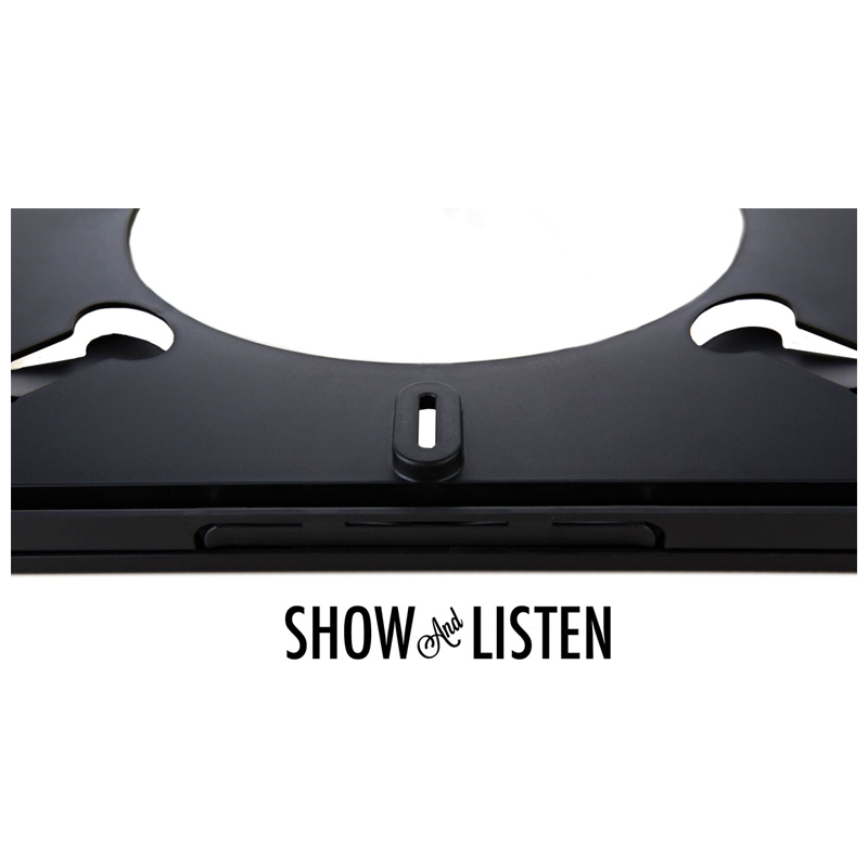 Snap Show & Listen 12-Inch Record Album Frame - black