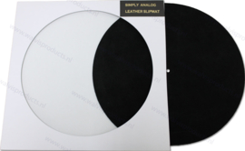 Simply Analog Soft Touch Leather Turntable Mat - black