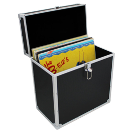 Walvis Products® 12" Black LP Vinyl Storage Case - capacity: approx. 40 LPs