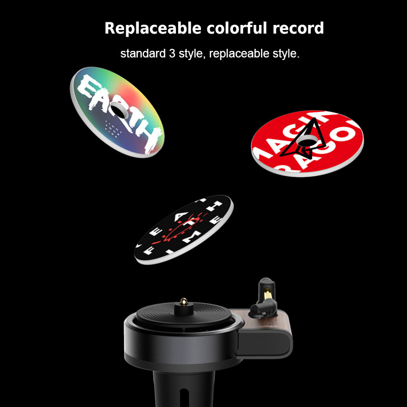Retro record player car air freshener