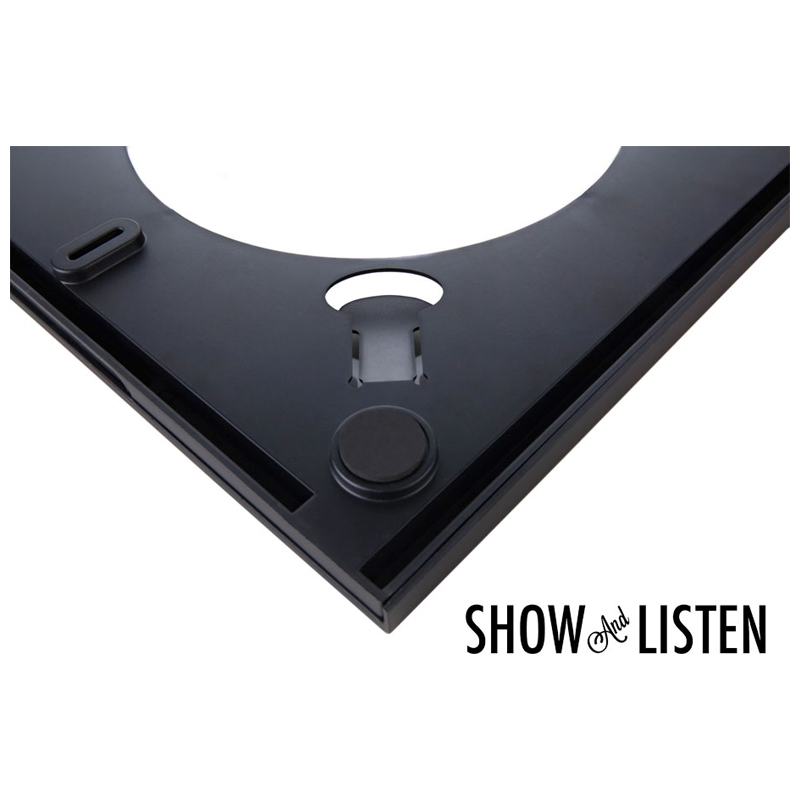 Snap Show & Listen 12-Inch Record Album Frame - black