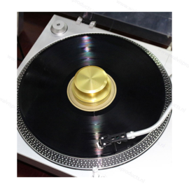 Turntable Record Clamp | Stabilizer Weight  - 415 grams - gold