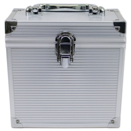 Walvis Products® 7" Vinyl Storage Case - capacity: approx. 35 units singles - silver