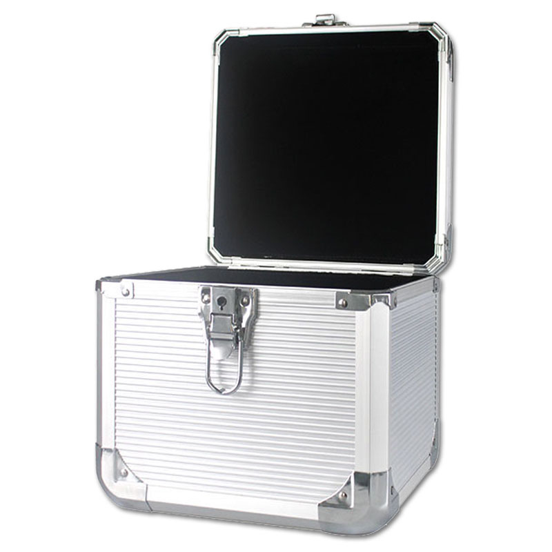Walvis Products® Professional DJ-Koffer für ca. 60 Singles - Silber
