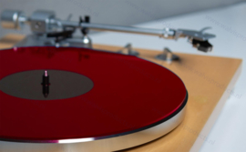 W-Mat - Winyl Acrylic Turntable Mat - red