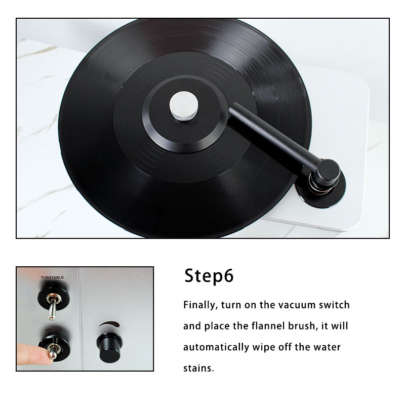 Automatic Record Cleaner - black
