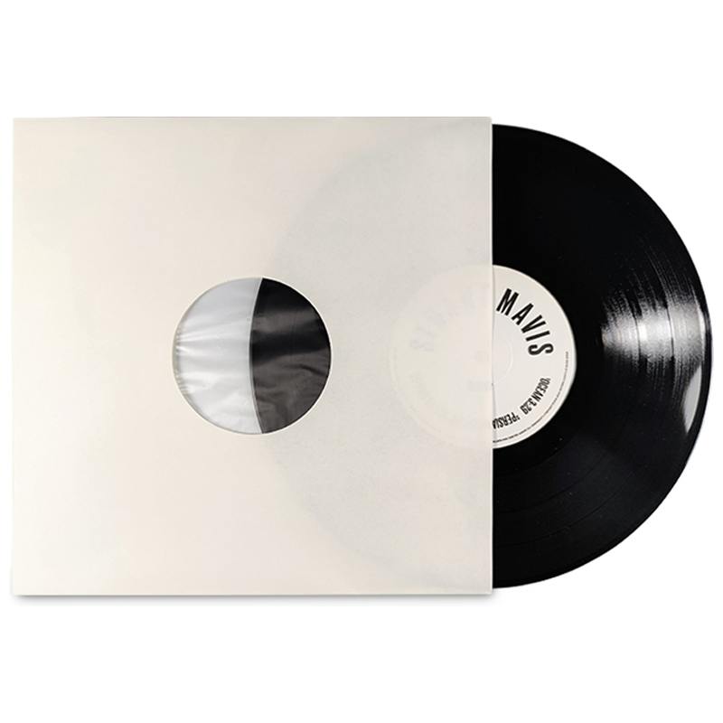 Polylined Paper 10" Inner Vinyl Record Anti Static Sleeve - Cream-white