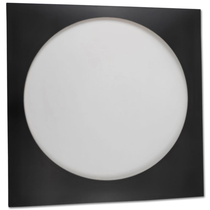 12" Picture Disc Card Vinyl Record Cover, 300 grs. black cardboard