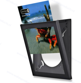 Snap Show & Listen 12-Inch Record Album Frame - black