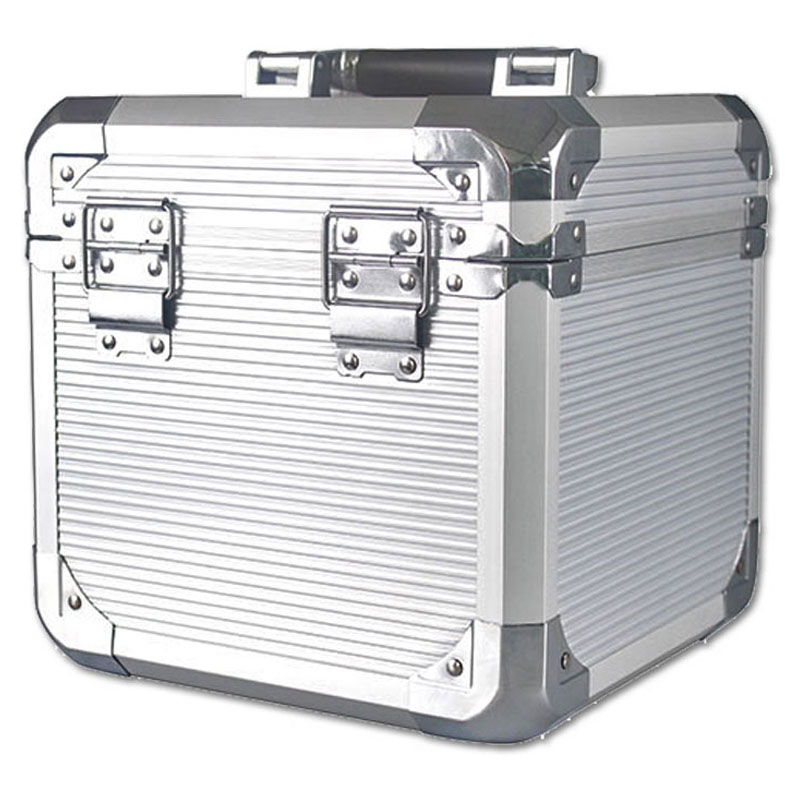 Walvis Products® Professional DJ-Koffer für ca. 60 Singles - Silber