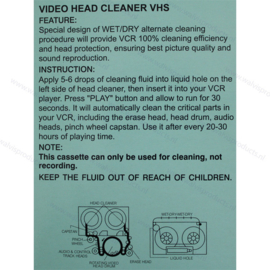 Tonar VHS Video Head Cleaner