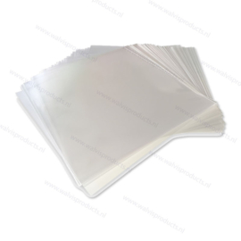 100-pack - 12" BOPP Vinyl Record Blake Sleeves, without flap, thickness 50 micron