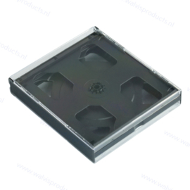 Multipack 24 mm 6CD Box - with pre-mounted trays