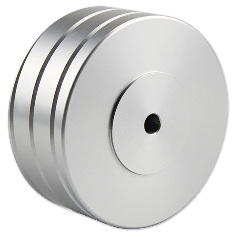 Universelle stabilisateur palet presseur pour platine vinyle 456 grammes couleur: argent