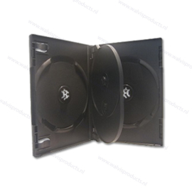 Multi-pack 15 mm 4-DVD box, colour: black