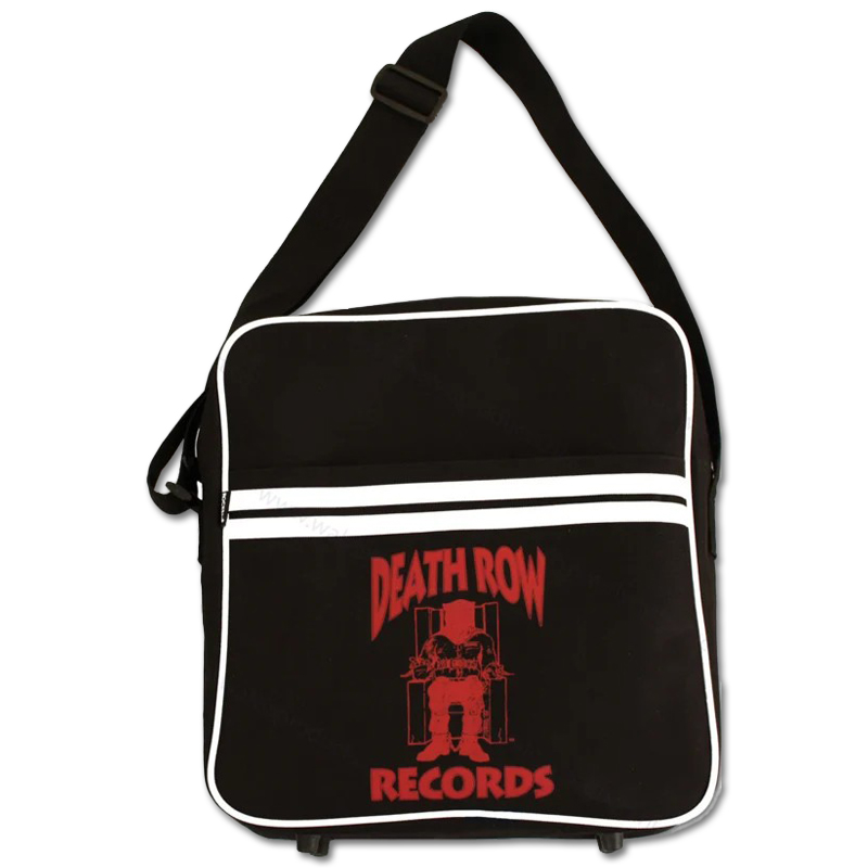 Death Row Records Zip Top Messenger Platentas - voor ca. 35 LP's