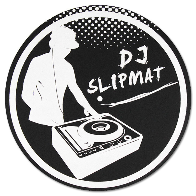 Filz DJ Skratch Slipmat - aus synthetischen Fasern