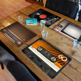 4-pack - Mikamax Retro Placemats