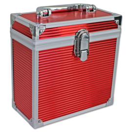 Walvis Products® 7" Vinyl Storage Case - capacity: approx. 35 units singles - red