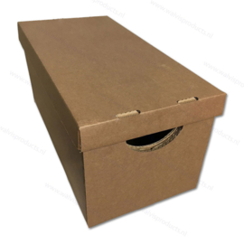 Discount Pack (25 units) - Advance 7-inch Record Storage boxes - capacity: approx. 200 Singles - brown cardboard