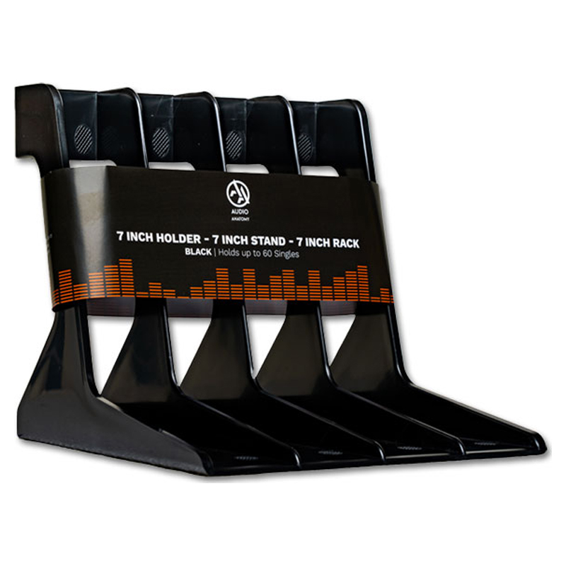 Audio Anatomy Vinyl 7-inch Single Rack - black - capacity: 60 units 7-Inch records