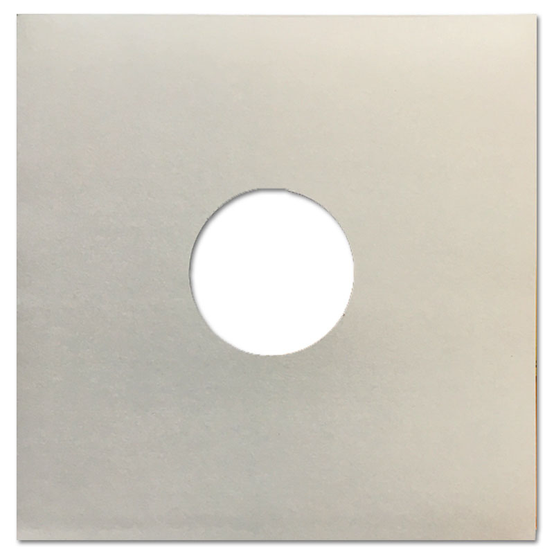 10" Cover Karton - weiß mit Mittellöcher