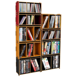 WERKHAUS Mediabox voor ca. 80 LP's - zwart