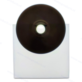 PP 1CD / DVD hoesje 135 x 130 mm., dikte: 0.12 mm., zonder klep, transparant