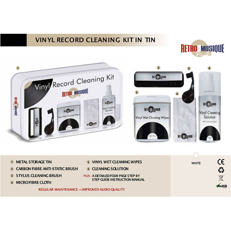 Retro Musique Vinyl Record Cleaning Kit