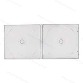 PP 2CD Box - transparent - thickness 9 mm