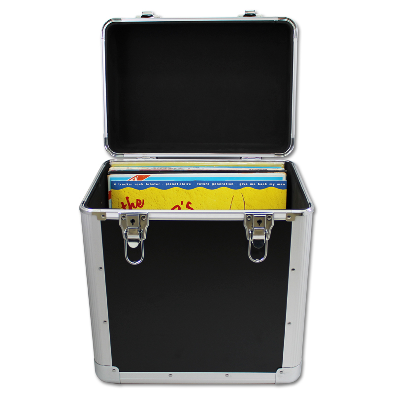 Walvis Products® Ultimate DJ LP Koffer - für ca. 60 Stück LPs - schwarz