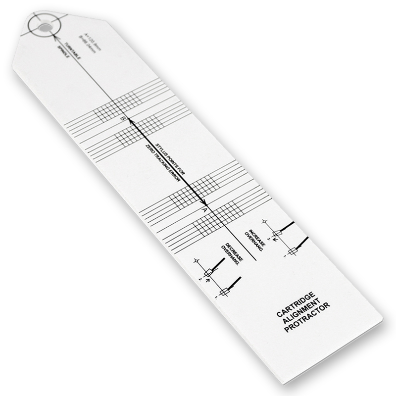Goka Protractor | Einstell- & Überhang Schablone (Weiß)