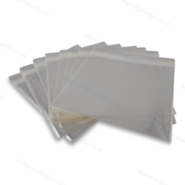 100-pack - Clear Cellophane Sealbags for CDs in standard boxes, with resealable flap