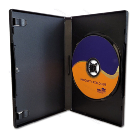 Standard 14 mm 1-DVD box, colour: black, premium quality
