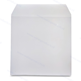 Standard Weight 10" PVC Glass Clear Vinyl Record Outer Sleeve with flap, thickness 140 micron