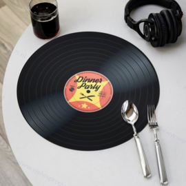 Mikamax Vinyl Record Placemats - set a 4 stuks