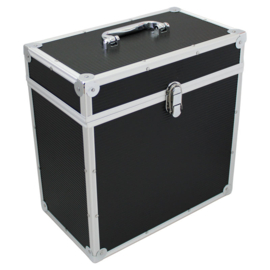 Walvis Products® 12" Black LP Vinyl Storage Case - capacity: approx. 40 LPs