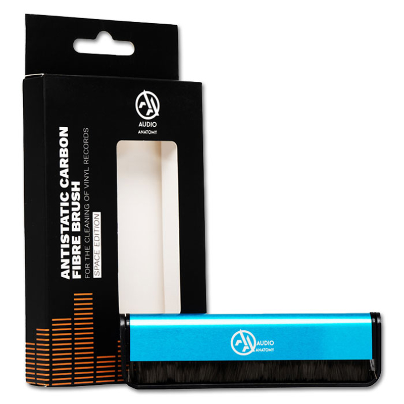 Audio Anatomy Vinyl-Brush Carbon Fiber - blauw