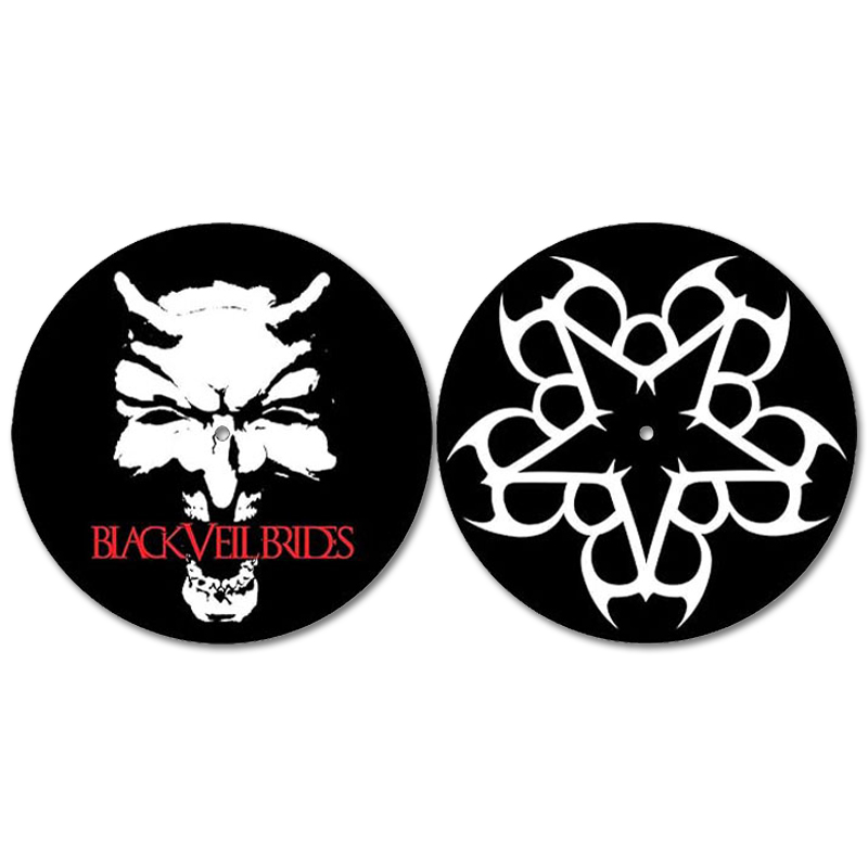Slipmat - Devil Black Veil Brides - set à 2 stuks